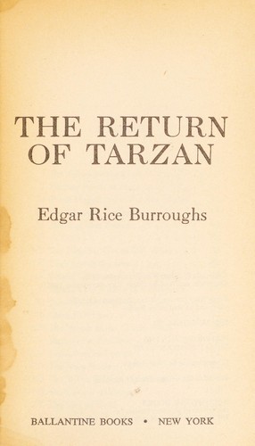 The Return of Tarzan (Paperback, 1975, Ballantine Books)