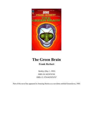 The green brain (1981, Gregg Press)