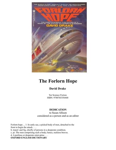 David Drake: The Forlorn Hope (Paperback, 1991, Tor Books)