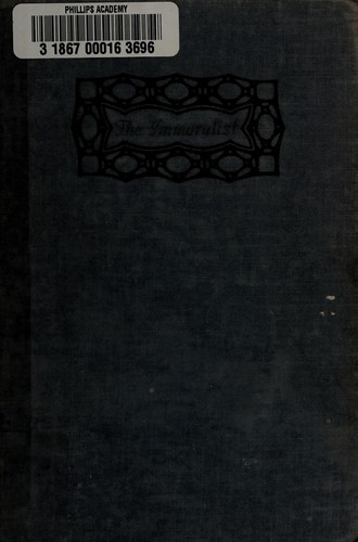 André Gide: The immoralist (1930, Knopf)