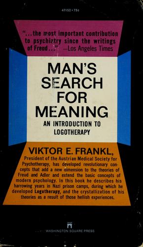 Man's Search for Meaning (Paperback, 1969, Washington Square Press)