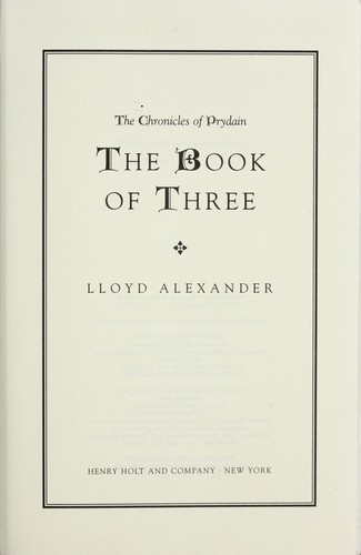 The book of three (1999, H. Holt)