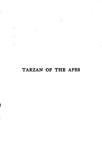 Tarzan of the Apes (1914, A.C. McClurg & Co.)