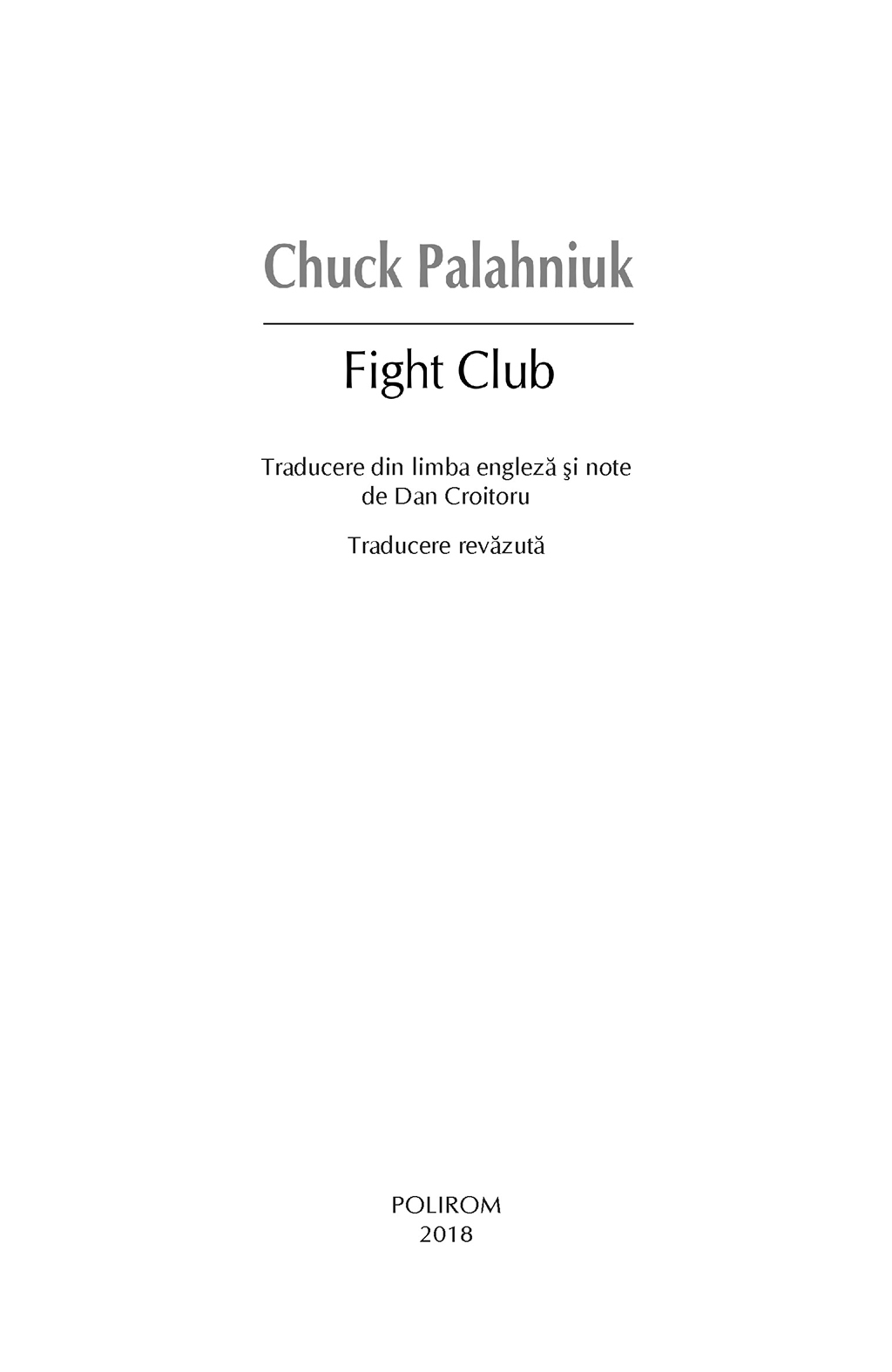 Chuck Palahniuk: Fight Club (Paperback, French language, 1999, Gallimard)