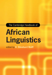 The Cambridge Handbook of African Linguistics (Cambridge University Press)