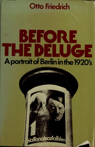Before the deluge (1972, Harper & Row)