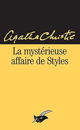 La Mystérieuse affaire de styles (French language, 1993, Librairie des Champs-Elysées)