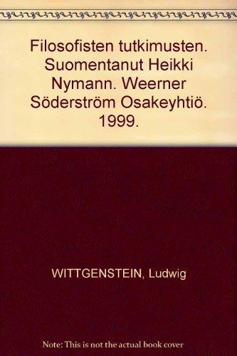 Filosofisia tutkimuksia (Finnish language, 1999)