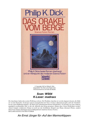 Das Orakel vom Berge (German language, 1989, Bastei Lübbe)