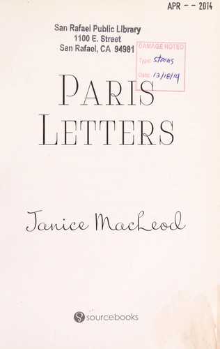 Janice MacLeod: Paris letters (2014)