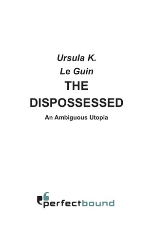 The dispossessed (1994, HarperPrism)