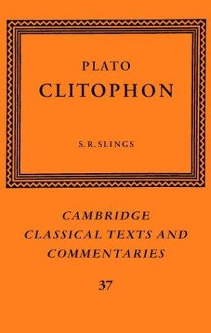 Plato: Plato (Hardcover, 1999, Cambridge University Press)