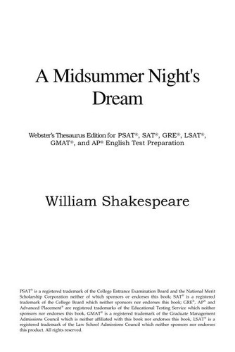 A Midsummer Night's Dream (Paperback, 2006, Icon Reference)