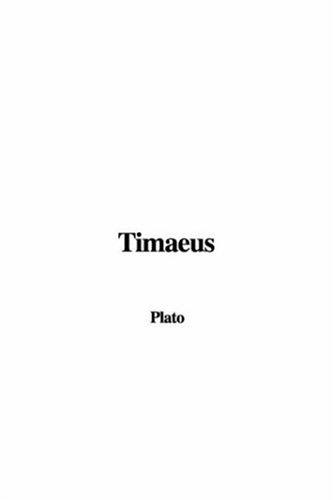 Plato: Timaeus (Hardcover, 2005, IndyPublish.com)