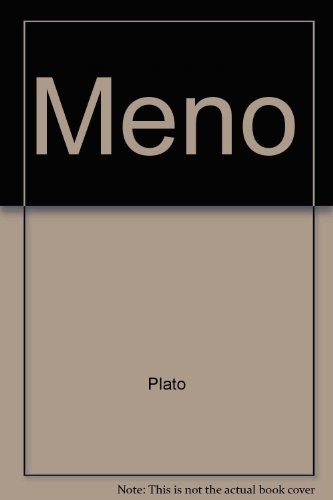 Plato: Meno (Hardcover, Greek language, 1985, Bolchazy-Carducci, Aris & Phillips)