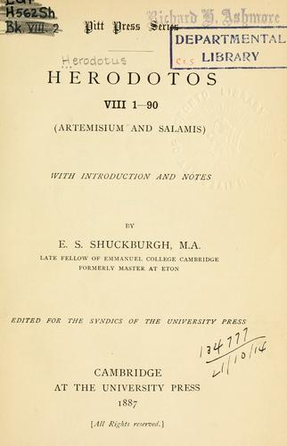 Herodote: Herodotus (1887, University Press)