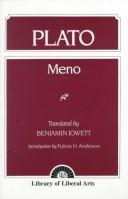 Plato: Meno (1949, Prentice Hall)