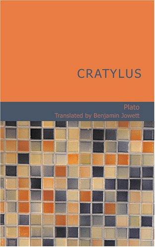 Plato: Cratylus (Paperback, 2007, BiblioBazaar)