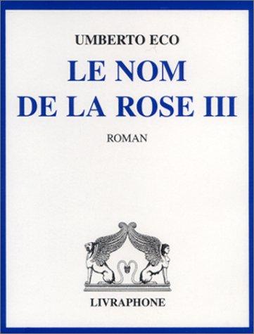 Le Nom de la rose (AudiobookFormat, French language, 2000, Livraphone)