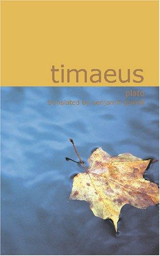 Plato: Timaeus (Paperback, 2007, BiblioBazaar)