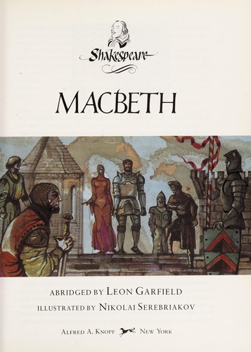 Leon Garfield: Macbeth (1993, Knopf)