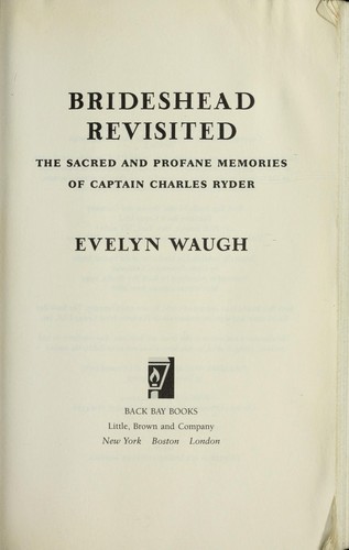 Brideshead revisited (2008, Back Bay Books)