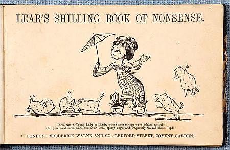 Edward Lear: Lear's shilling book of nonsense. (1865, Frederick Warne & Co.)