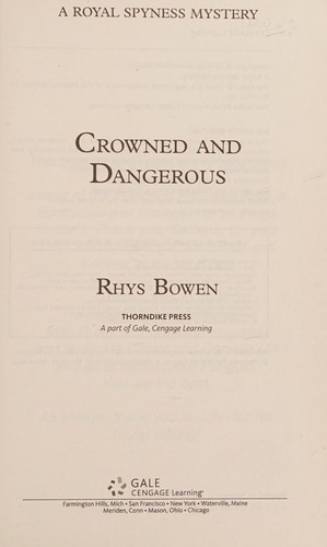 Rhys Bowen: Crowned and dangerous (2016)