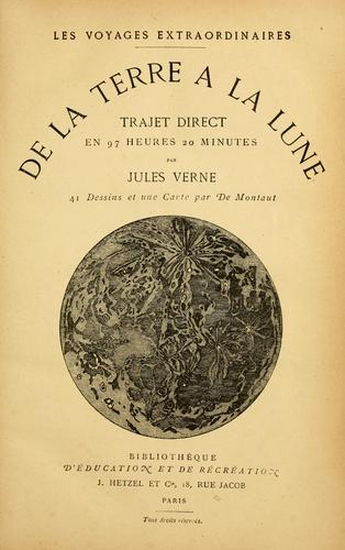 De la terre à la lune (French language, 1872, J. Hetzel)