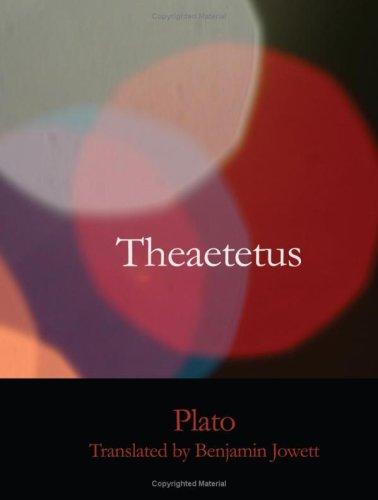 Plato: Theaetetus (Large Print Edition) (Paperback, 2007, BiblioBazaar)