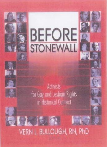 Vern L. Bullough: Before Stonewall (Paperback, 2002, Harrington Park Press)