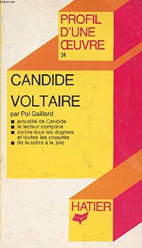 Candide (Paperback, 1972, Hatier)