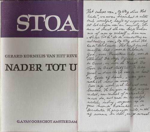 Gerard Kornelis van het Reve: Nader tot u. (Dutch language, 1966, G. A. van Oorschot)