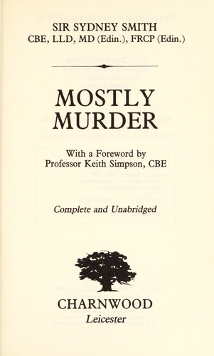 Mostly Murder (1985, Charnwood)