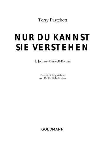 Nur du kannst sie verstehen (German language, 1995, Bertelsmann)